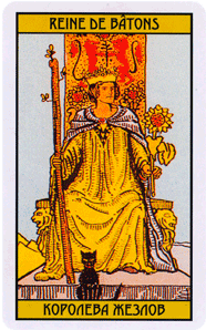 Карта Таро Королева Жезлов