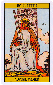 Карта Таро Король Мечей