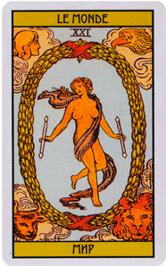 Карта Таро Мир